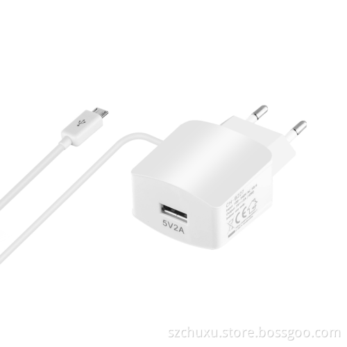 Home Charger with USB and Cable